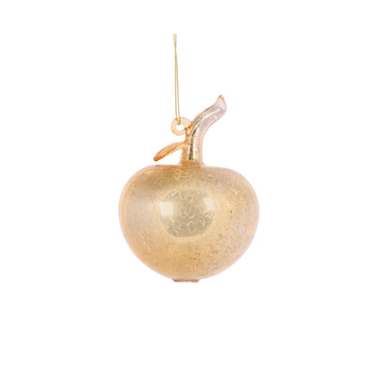 Gold Mercury Apple Bauble