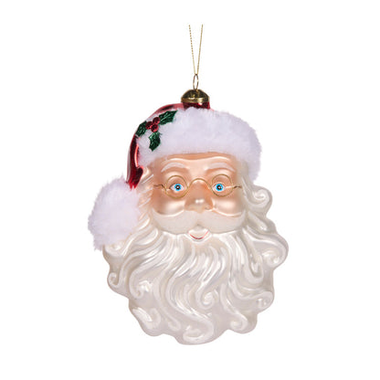 Luxe Vintage Santa Face Ornament