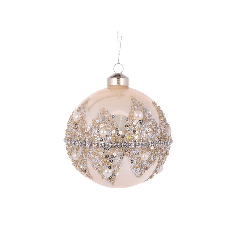 Pearl Beaded Jewel Bauble