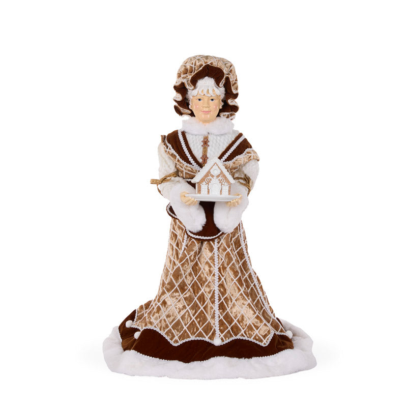 Gingerbread Fabric Mrs Claus