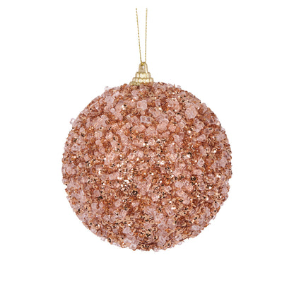 Copper Crystals Bauble