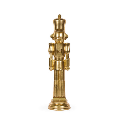 50cm Gilded Gold Minimal Toy Soldier