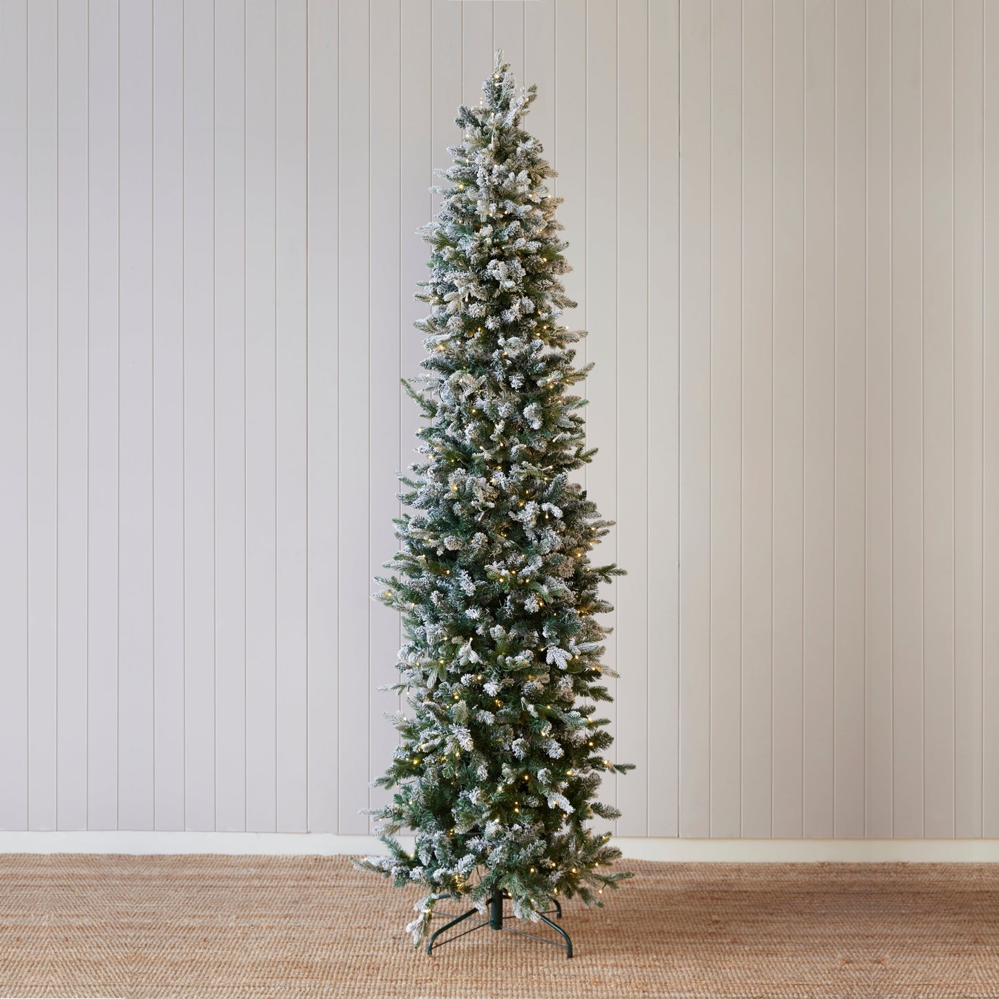 8 Ft. European Fir Snow Tree - 440 LED