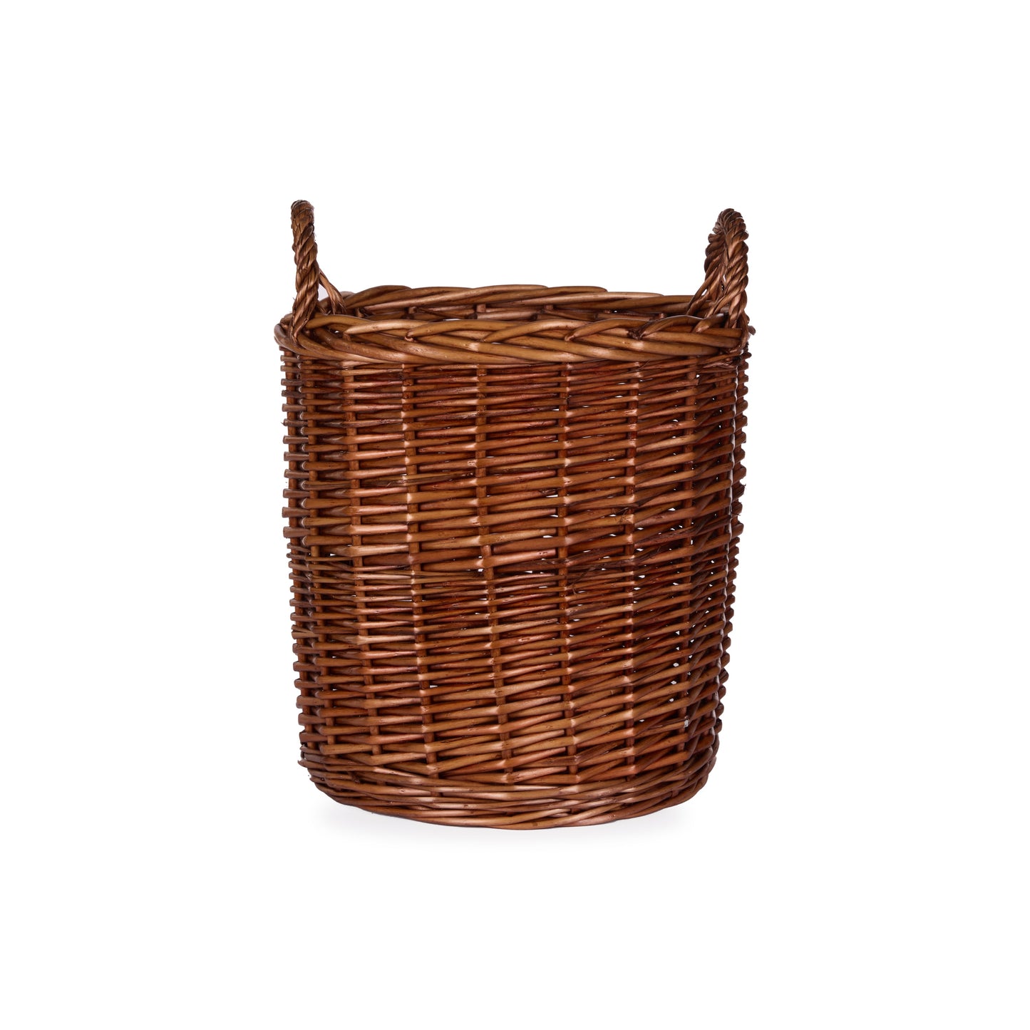 SMALL BROWN WILLOW BASKET