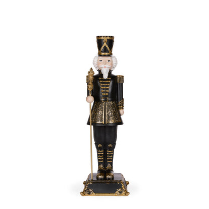 42cm Black And Gold Nutcracker
