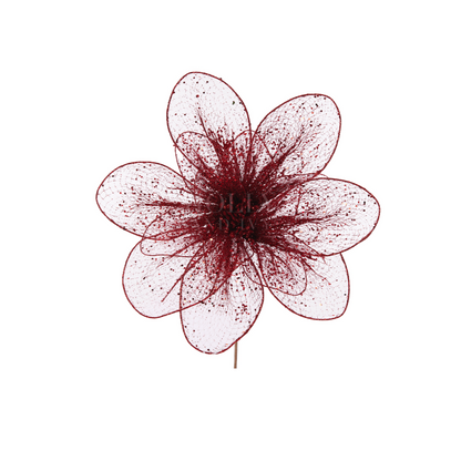 Red Netted Flower