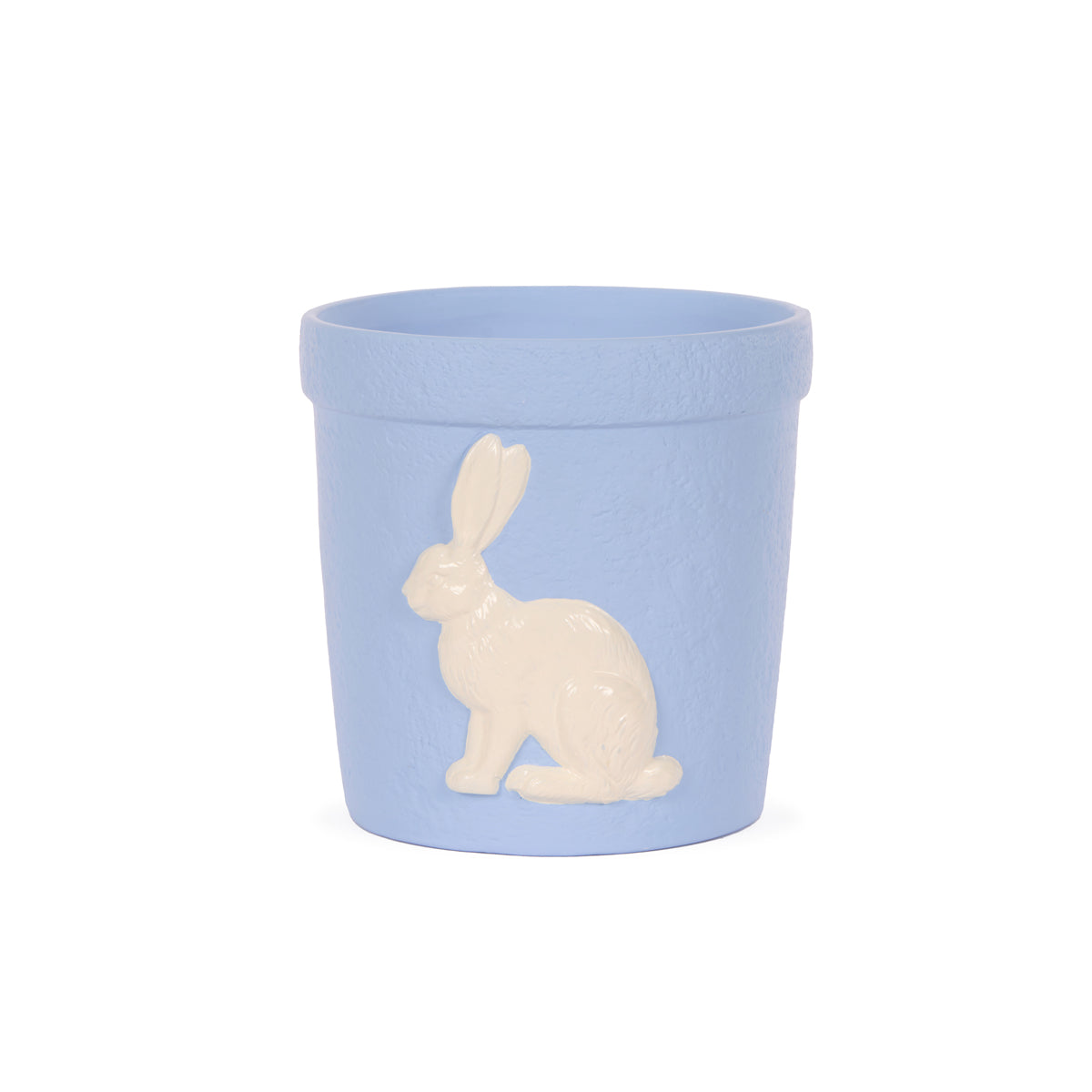 BLUE EMBOSSED LAPIN PLANTER