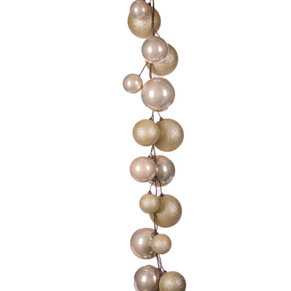 270cm Champagne Bauble Garland