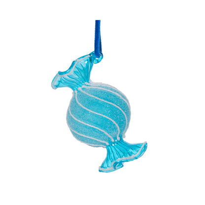 Glittered Blue Candy Hanging