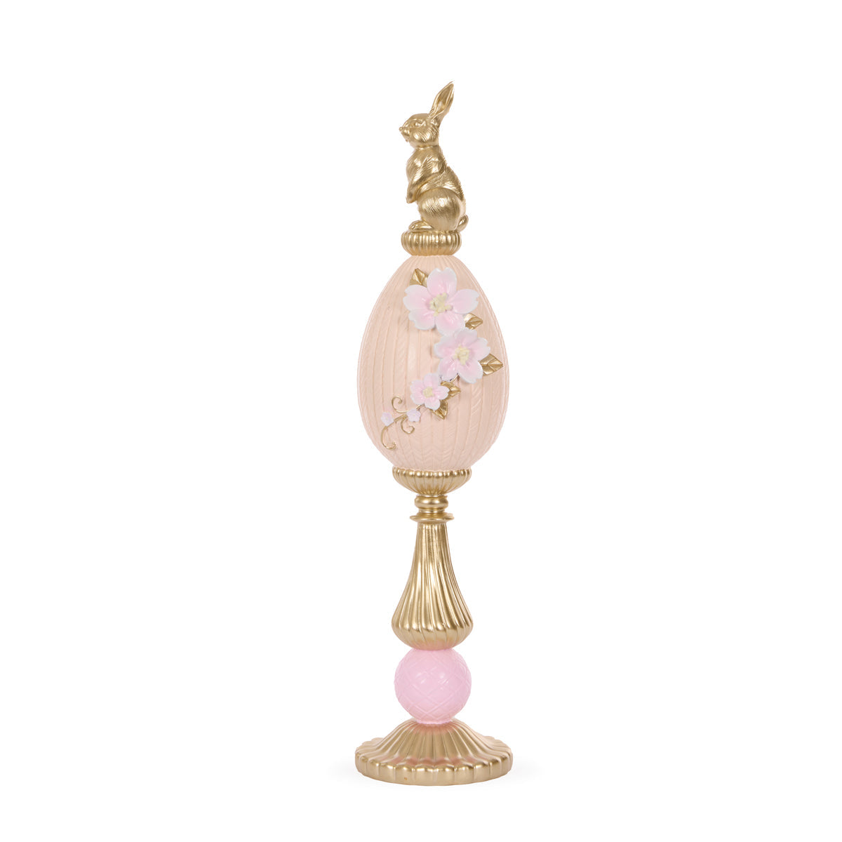 45 CM LUXE FLORAL EGG FINIAL