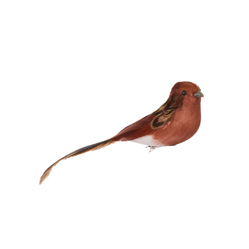Sunset Feather Clip Bird