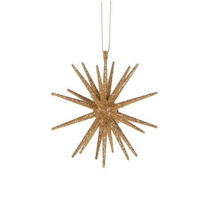 10Cm Gold Glitter Orbit Hanging