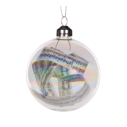 Iridescent Music Bauble