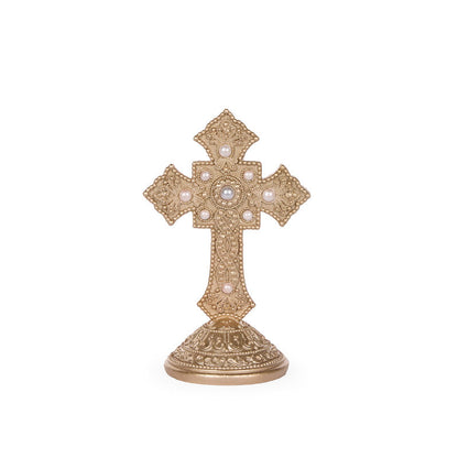 22cm Elegant Champagne Cross