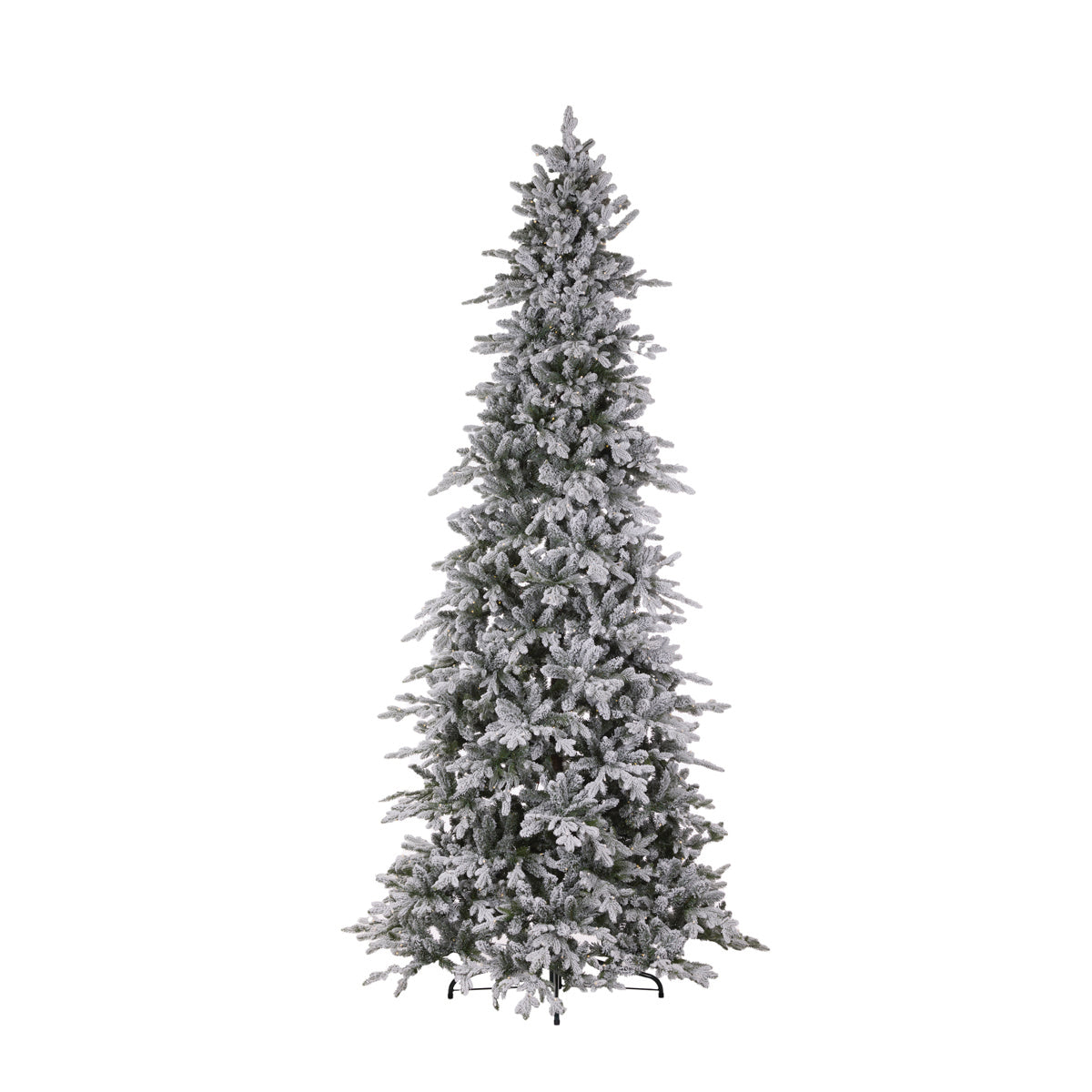 9.5 Ft. Slim Norwegian Fir Snow Tree - 730 LED