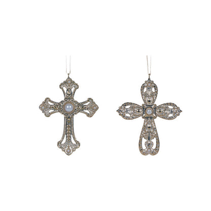2 Asst. Gold Hanging Crosses