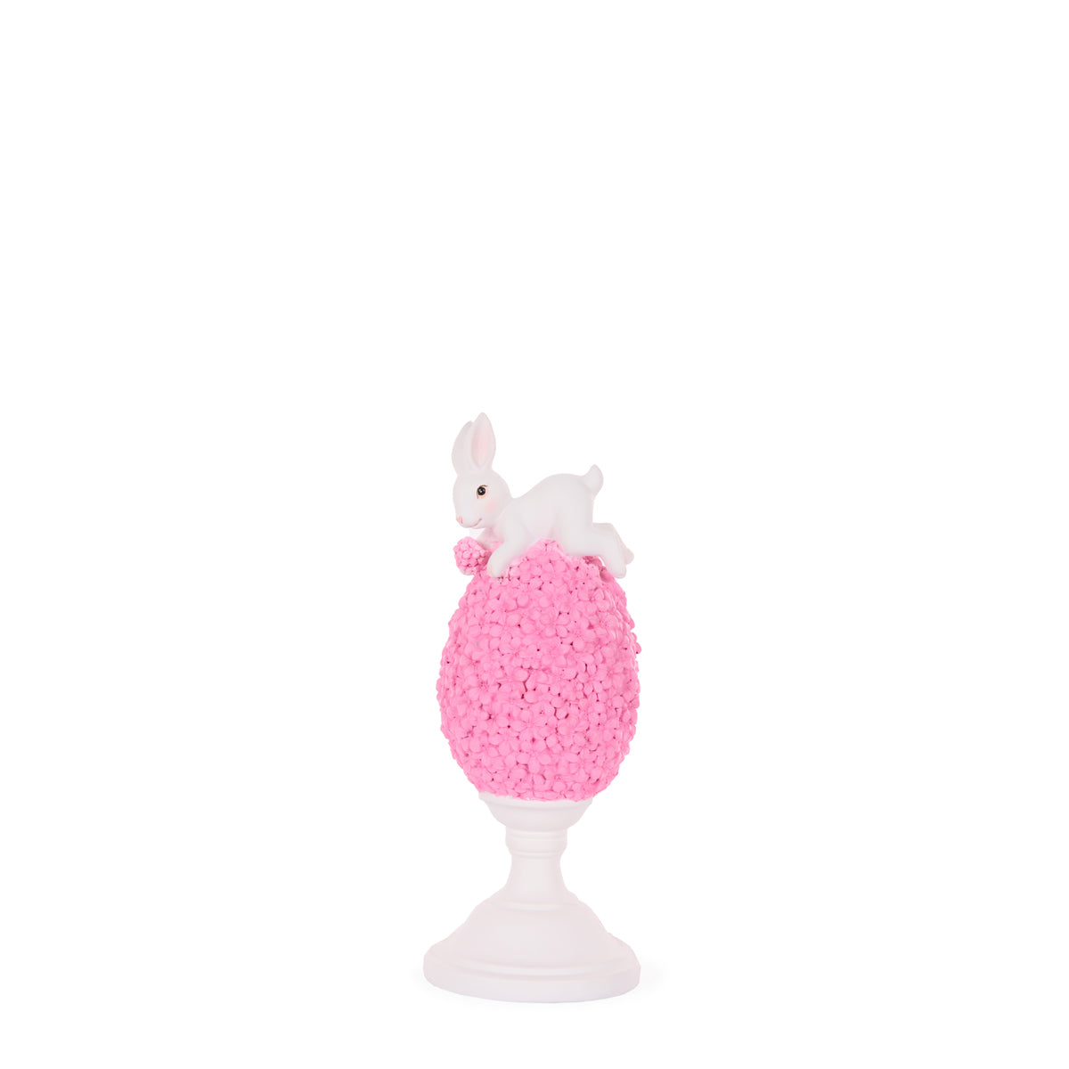 SMALL PINK LAPIN EGG FINIAL