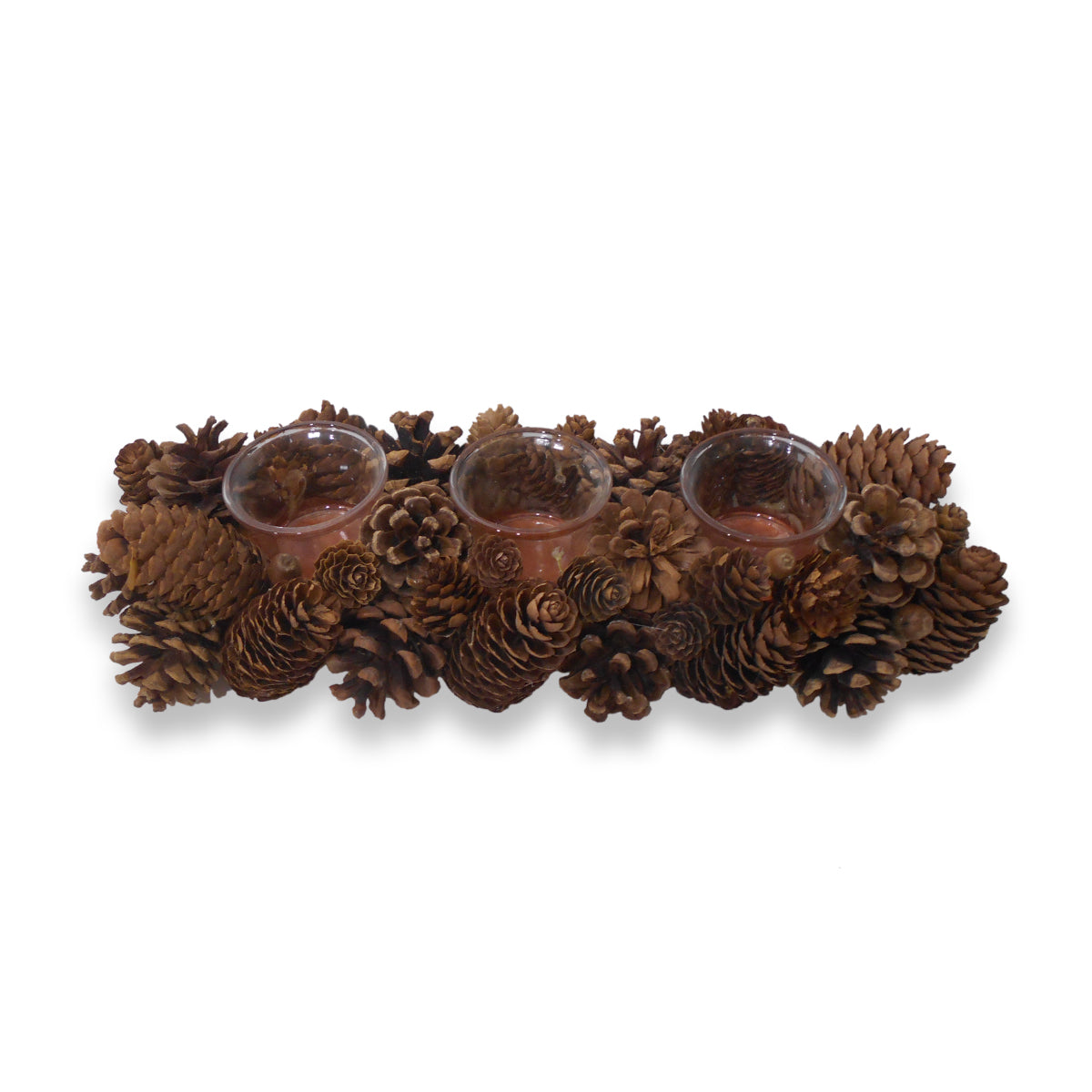39cm Natural Pinecone Centrepiece