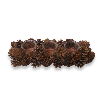 39cm Natural Pinecone Centrepiece