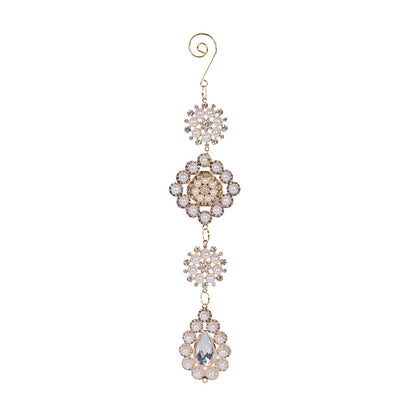 Trailing Pearl Rosette Hanging