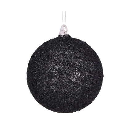 15cm Glittered Ink Bauble