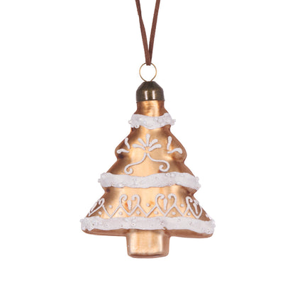 Glass Gingerbread Tree Hanging