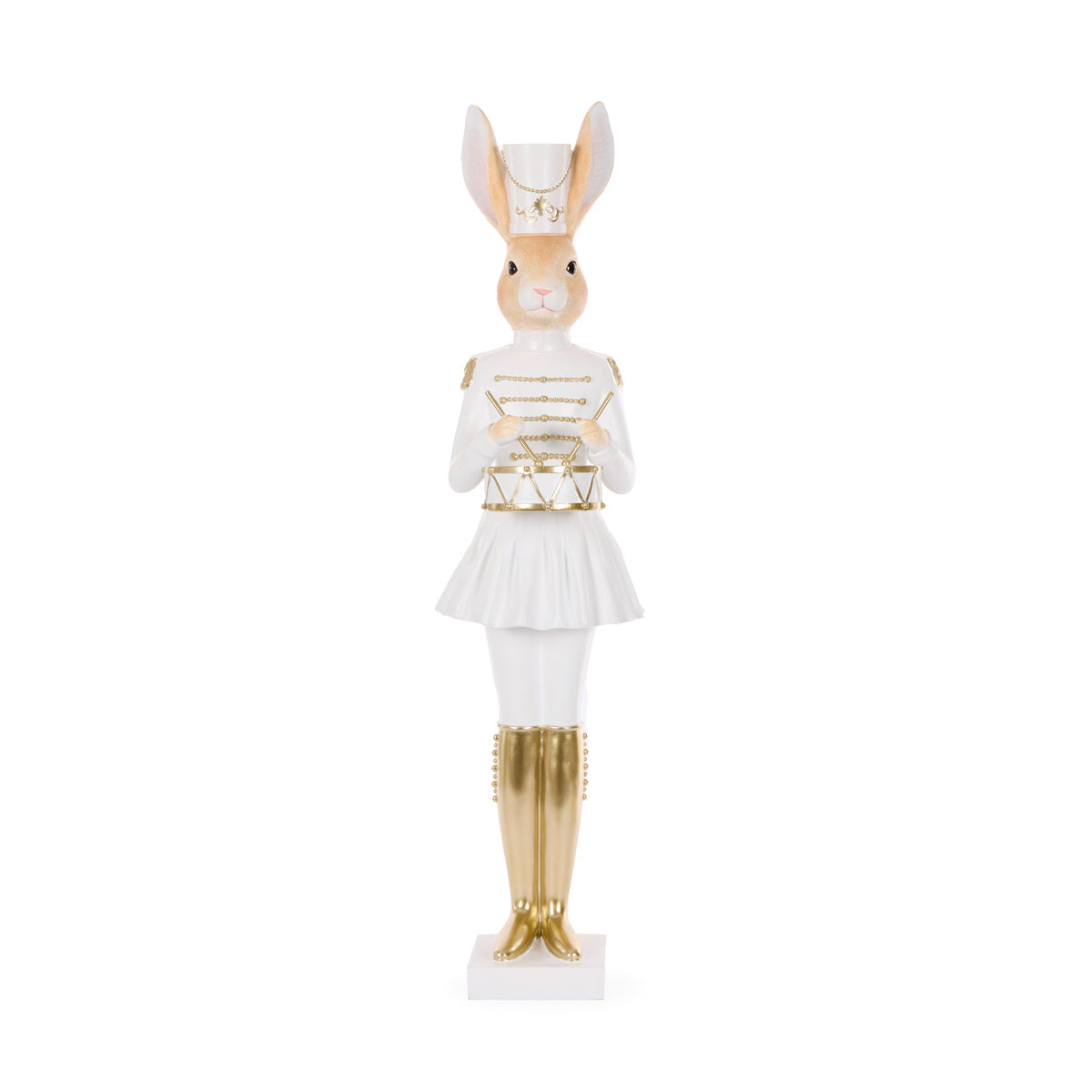LUXE RABBIT NUTCRACKER WITH DRUM