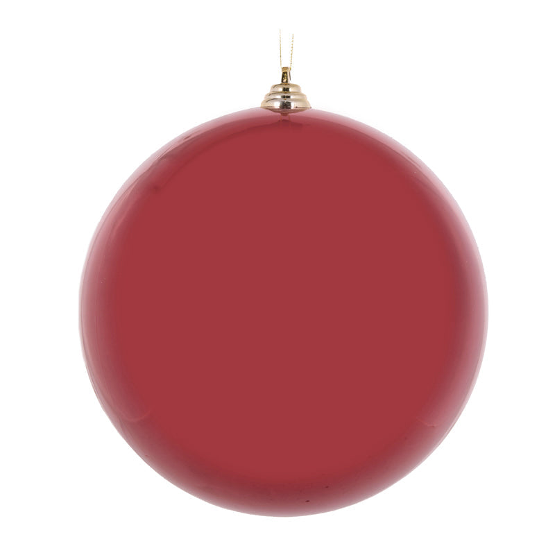 30cm Burgundy High Shine Bauble