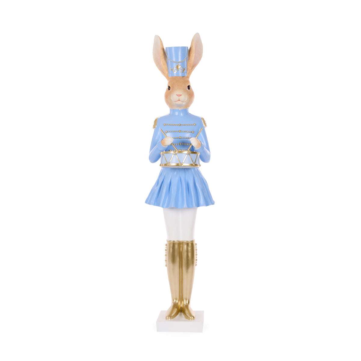 BLUE REGAL NUTCRACKER WITH DRUM