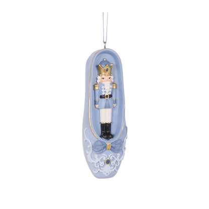 BLUE NUTCRACKER BALLET ORNAMENT