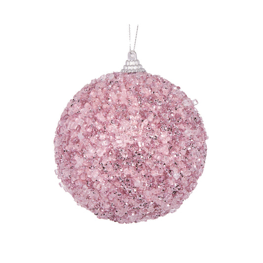 Pink Crystals Bauble