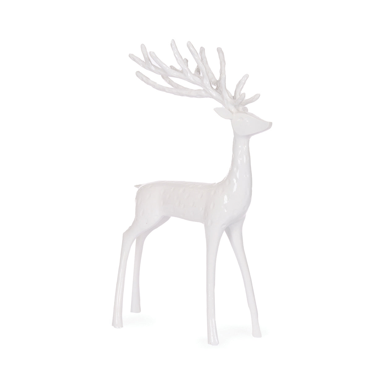44.5cm White Minimal Reindeer