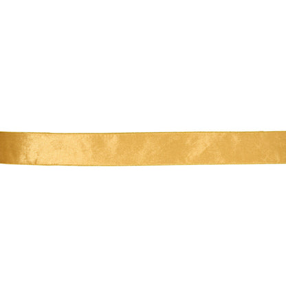6.3cm Gold Velvet Ribbon