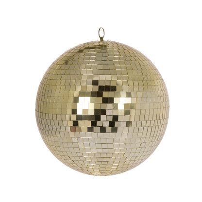 30cm Gold Disco Bauble