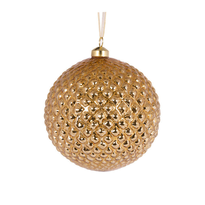 Transparent Smoky Stud Bauble