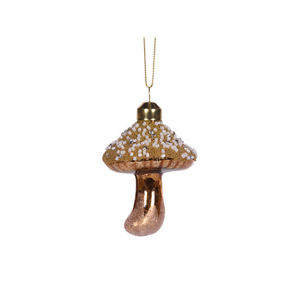 Copper Mushroom Ornament