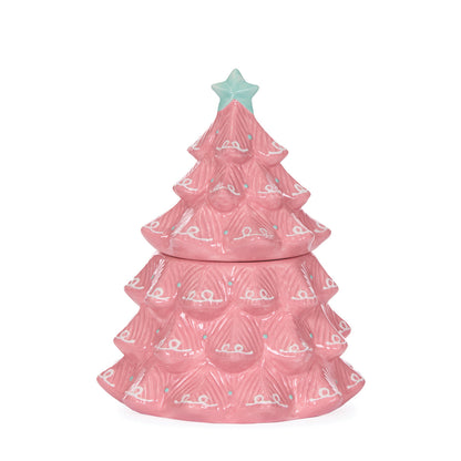 Ceramic Pastel Tree Cookie Jar