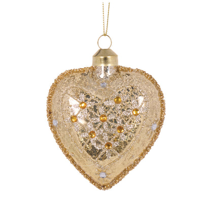 Gold Heart Ornament