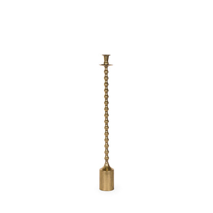 75cm Gold Ripple Candle Holder
