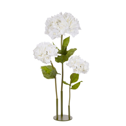 LUXE WHITE HYDRANGEA TRIO
