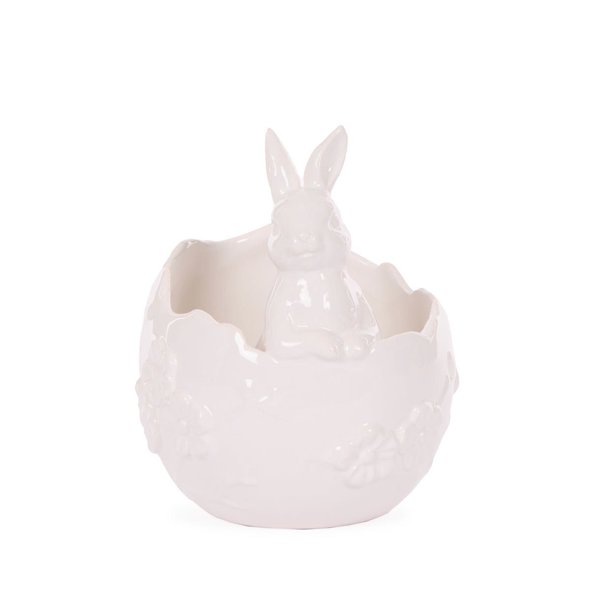 WHITE BUNNY BLOSSOM EGG BOWL