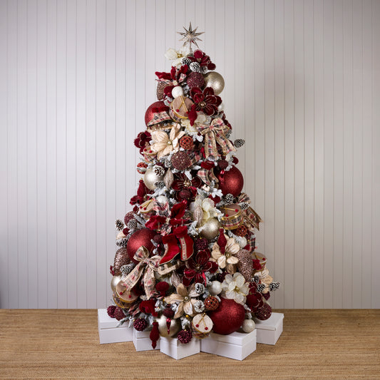 VANILLA BERRY LODGE ORNAMENT PACKAGE - 5.5FT / 6FT