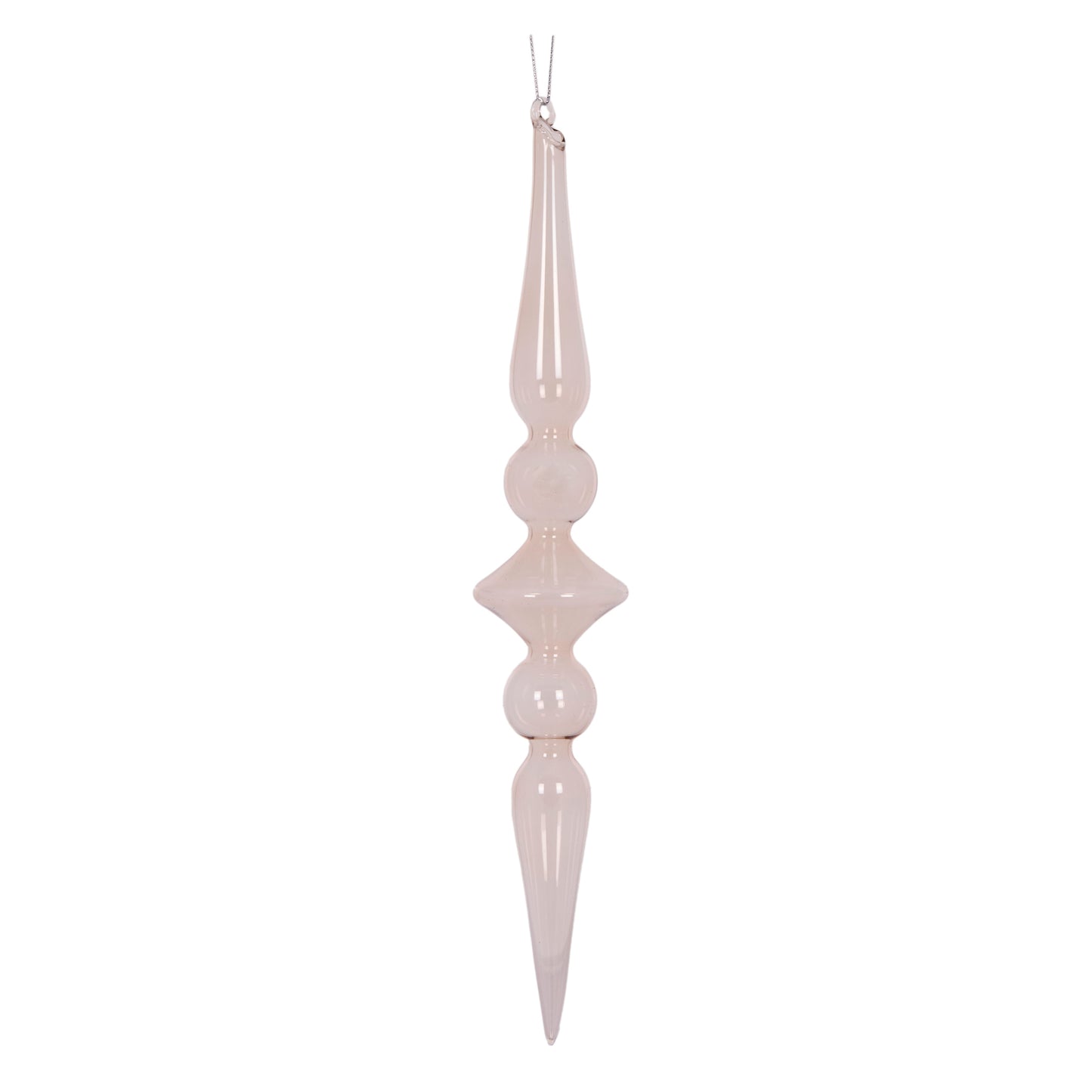 Glass Diamond Finial Linnen
