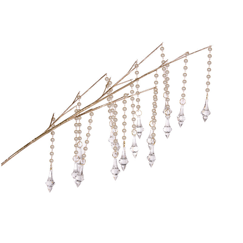 68cm Ornate Crystal Pearl Pick