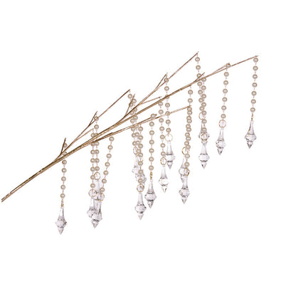 68cm Ornate Crystal Pearl Pick