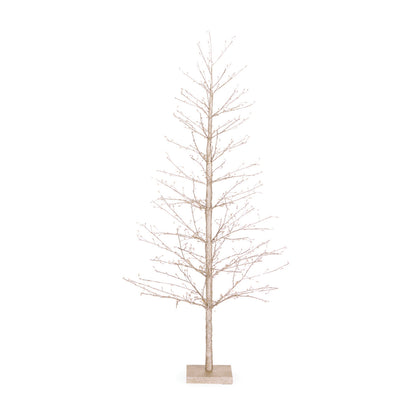 150cm LED Champagne Glitter Sparkle Tree