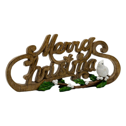 RUSTIC CARDINAL CHRISTMAS SIGN