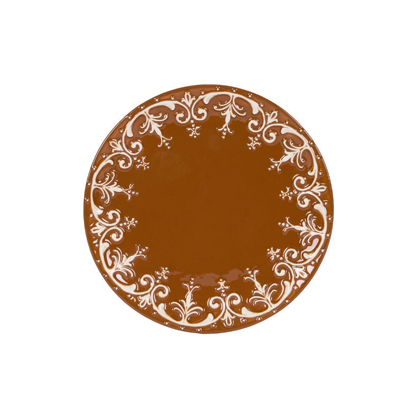 Lace Gingerbread Dessert Plate