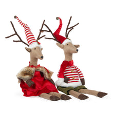 Load image into Gallery viewer, Sitting Reindeer Blitzen
