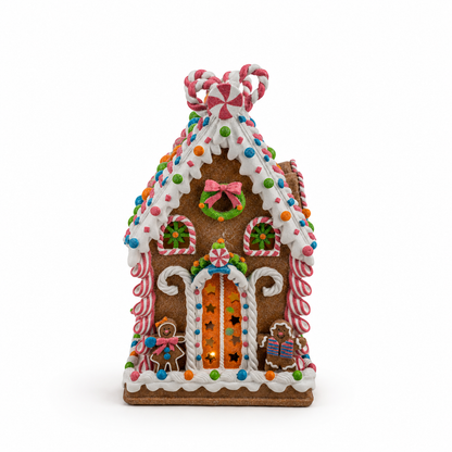 37cm Gingerbread Candy LED House